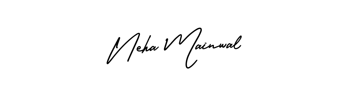 Also we have Neha Mainwal name is the best signature style. Create professional handwritten signature collection using AmerikaSignatureDemo-Regular autograph style. Neha Mainwal signature style 3 images and pictures png