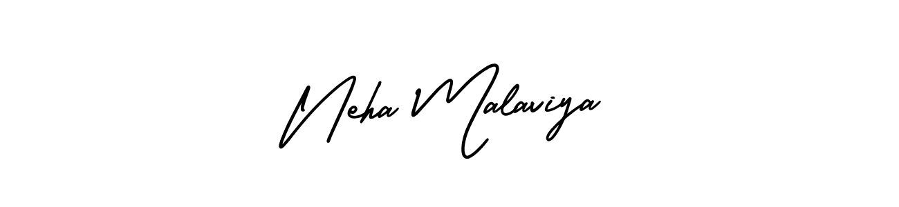 This is the best signature style for the Neha Malaviya name. Also you like these signature font (AmerikaSignatureDemo-Regular). Mix name signature. Neha Malaviya signature style 3 images and pictures png