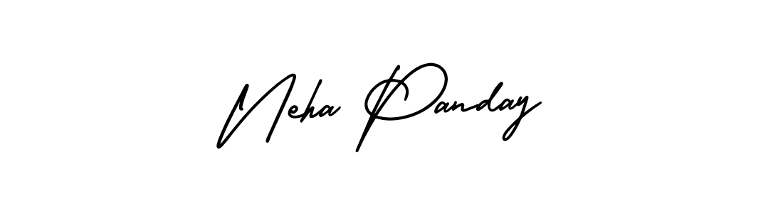 if you are searching for the best signature style for your name Neha Panday. so please give up your signature search. here we have designed multiple signature styles  using AmerikaSignatureDemo-Regular. Neha Panday signature style 3 images and pictures png
