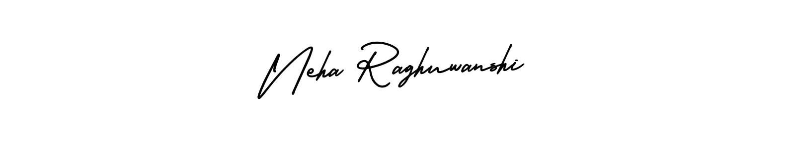 Make a short Neha Raghuwanshi signature style. Manage your documents anywhere anytime using AmerikaSignatureDemo-Regular. Create and add eSignatures, submit forms, share and send files easily. Neha Raghuwanshi signature style 3 images and pictures png