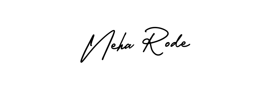 Design your own signature with our free online signature maker. With this signature software, you can create a handwritten (AmerikaSignatureDemo-Regular) signature for name Neha Rode. Neha Rode signature style 3 images and pictures png
