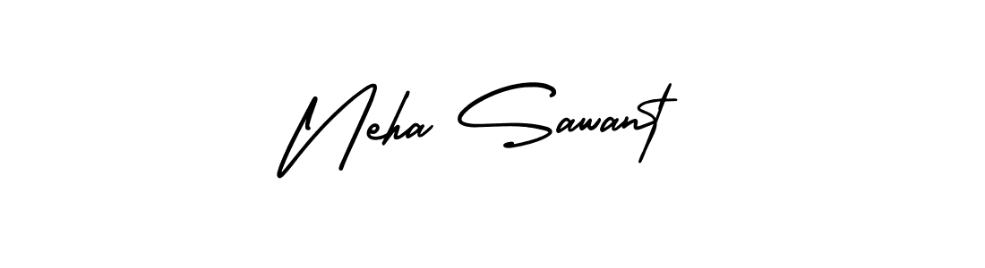 This is the best signature style for the Neha Sawant name. Also you like these signature font (AmerikaSignatureDemo-Regular). Mix name signature. Neha Sawant signature style 3 images and pictures png