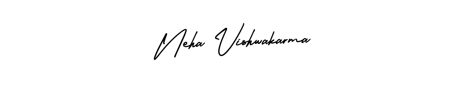 if you are searching for the best signature style for your name Neha Vishwakarma. so please give up your signature search. here we have designed multiple signature styles  using AmerikaSignatureDemo-Regular. Neha Vishwakarma signature style 3 images and pictures png