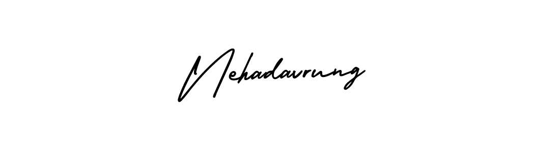 Make a beautiful signature design for name Nehadavrung. Use this online signature maker to create a handwritten signature for free. Nehadavrung signature style 3 images and pictures png