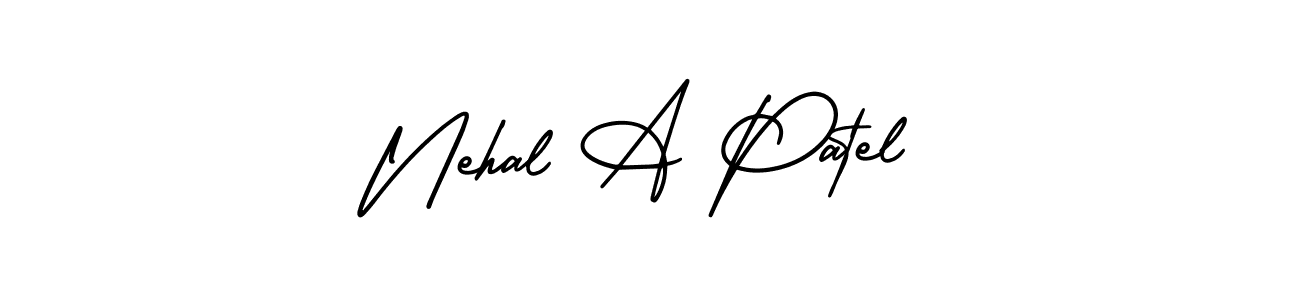 It looks lik you need a new signature style for name Nehal A Patel. Design unique handwritten (AmerikaSignatureDemo-Regular) signature with our free signature maker in just a few clicks. Nehal A Patel signature style 3 images and pictures png