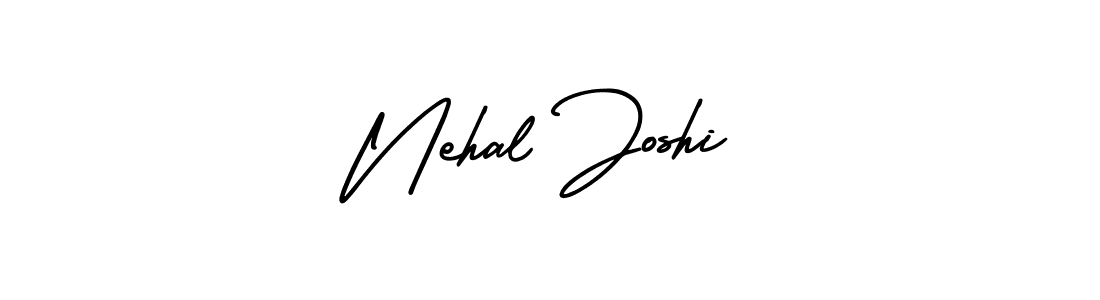 Best and Professional Signature Style for Nehal Joshi. AmerikaSignatureDemo-Regular Best Signature Style Collection. Nehal Joshi signature style 3 images and pictures png