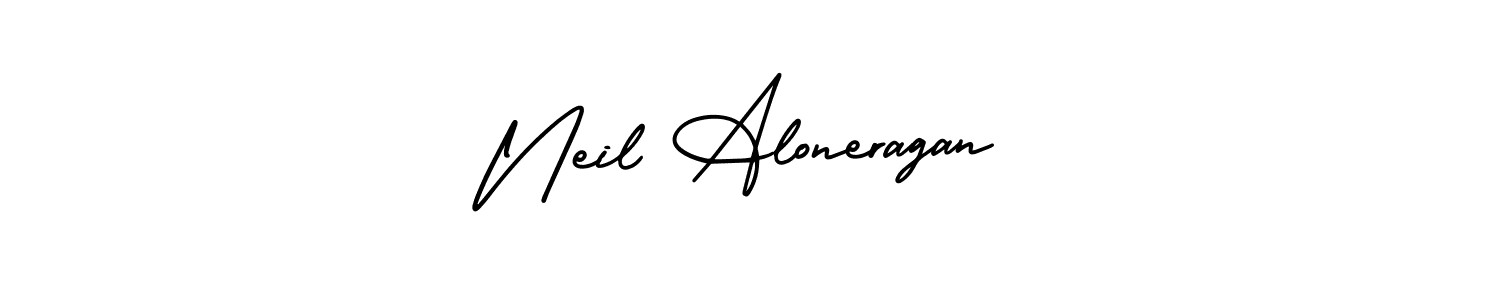 Design your own signature with our free online signature maker. With this signature software, you can create a handwritten (AmerikaSignatureDemo-Regular) signature for name Neil Aloneragan. Neil Aloneragan signature style 3 images and pictures png