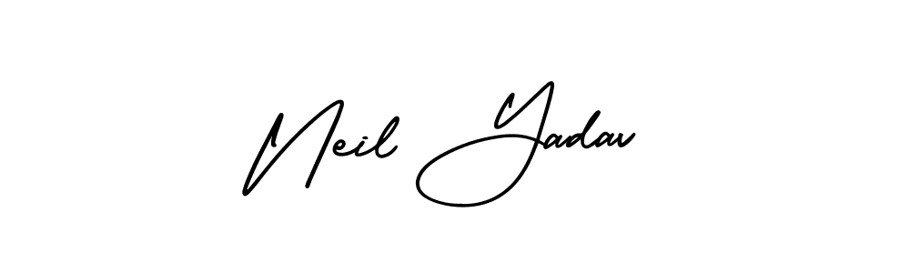How to make Neil Yadav signature? AmerikaSignatureDemo-Regular is a professional autograph style. Create handwritten signature for Neil Yadav name. Neil Yadav signature style 3 images and pictures png