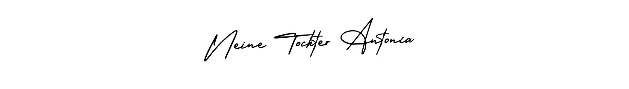 Make a beautiful signature design for name Neine Tochter Antonia. Use this online signature maker to create a handwritten signature for free. Neine Tochter Antonia signature style 3 images and pictures png