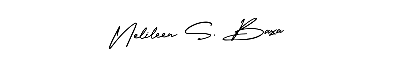 Make a beautiful signature design for name Nelileen S. Baxa. Use this online signature maker to create a handwritten signature for free. Nelileen S. Baxa signature style 3 images and pictures png