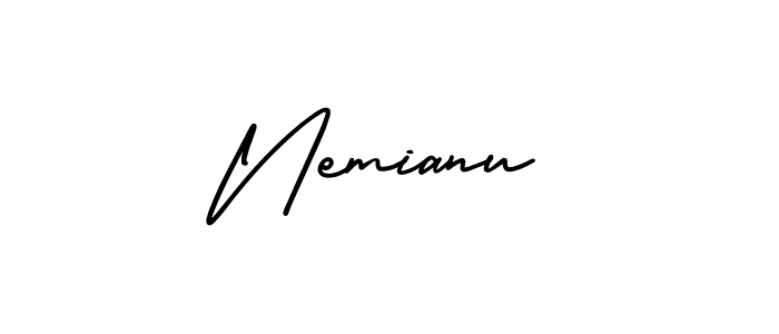 Make a beautiful signature design for name Nemianu. Use this online signature maker to create a handwritten signature for free. Nemianu signature style 3 images and pictures png