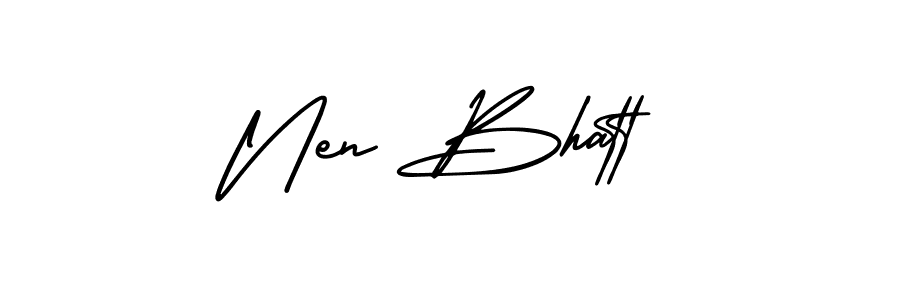 Once you've used our free online signature maker to create your best signature AmerikaSignatureDemo-Regular style, it's time to enjoy all of the benefits that Nen Bhatt name signing documents. Nen Bhatt signature style 3 images and pictures png