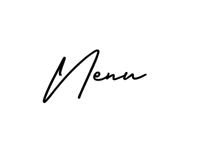 Also we have Nenu name is the best signature style. Create professional handwritten signature collection using AmerikaSignatureDemo-Regular autograph style. Nenu signature style 3 images and pictures png