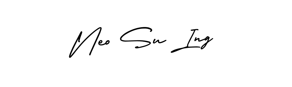 Create a beautiful signature design for name Neo Su Ing. With this signature (AmerikaSignatureDemo-Regular) fonts, you can make a handwritten signature for free. Neo Su Ing signature style 3 images and pictures png