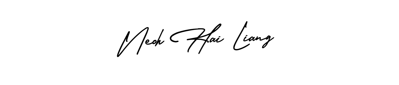 How to Draw Neoh Hai Liang signature style? AmerikaSignatureDemo-Regular is a latest design signature styles for name Neoh Hai Liang. Neoh Hai Liang signature style 3 images and pictures png