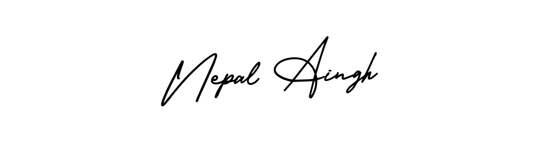 Make a short Nepal Aingh signature style. Manage your documents anywhere anytime using AmerikaSignatureDemo-Regular. Create and add eSignatures, submit forms, share and send files easily. Nepal Aingh signature style 3 images and pictures png