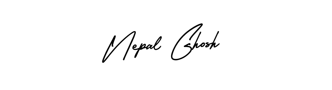 Use a signature maker to create a handwritten signature online. With this signature software, you can design (AmerikaSignatureDemo-Regular) your own signature for name Nepal Ghosh. Nepal Ghosh signature style 3 images and pictures png