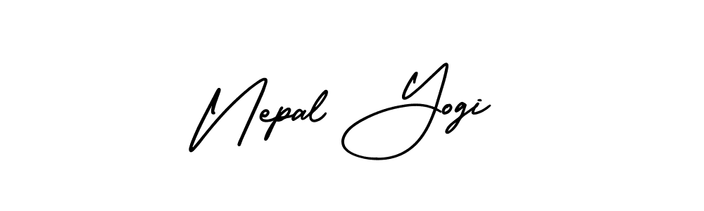 Check out images of Autograph of Nepal Yogi name. Actor Nepal Yogi Signature Style. AmerikaSignatureDemo-Regular is a professional sign style online. Nepal Yogi signature style 3 images and pictures png