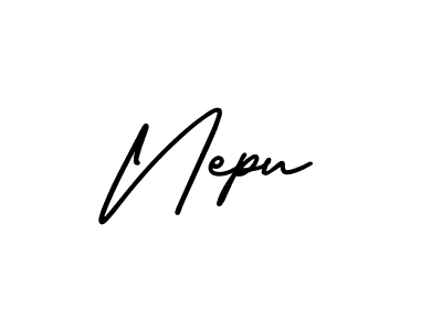 Similarly AmerikaSignatureDemo-Regular is the best handwritten signature design. Signature creator online .You can use it as an online autograph creator for name Nepu. Nepu signature style 3 images and pictures png