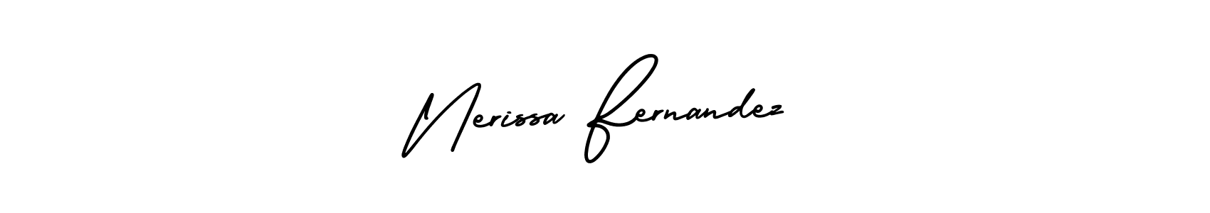 Also we have Nerissa Fernandez name is the best signature style. Create professional handwritten signature collection using AmerikaSignatureDemo-Regular autograph style. Nerissa Fernandez signature style 3 images and pictures png