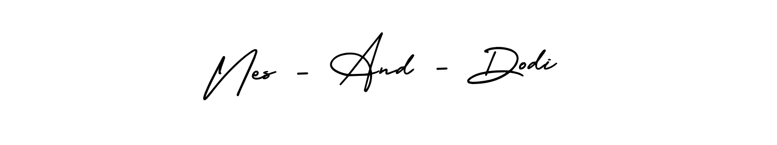 Here are the top 10 professional signature styles for the name Nes - And - Dodi. These are the best autograph styles you can use for your name. Nes - And - Dodi signature style 3 images and pictures png