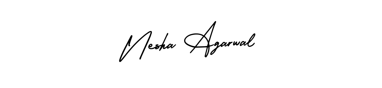 Make a beautiful signature design for name Nesha Agarwal. Use this online signature maker to create a handwritten signature for free. Nesha Agarwal signature style 3 images and pictures png