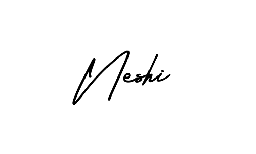 Similarly AmerikaSignatureDemo-Regular is the best handwritten signature design. Signature creator online .You can use it as an online autograph creator for name Neshi. Neshi signature style 3 images and pictures png