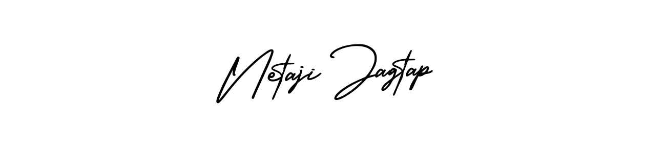 How to Draw Netaji Jagtap signature style? AmerikaSignatureDemo-Regular is a latest design signature styles for name Netaji Jagtap. Netaji Jagtap signature style 3 images and pictures png