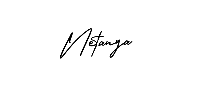 Make a beautiful signature design for name Netanya. Use this online signature maker to create a handwritten signature for free. Netanya signature style 3 images and pictures png