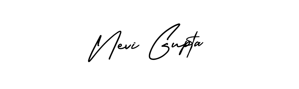 Make a short Nevi Gupta signature style. Manage your documents anywhere anytime using AmerikaSignatureDemo-Regular. Create and add eSignatures, submit forms, share and send files easily. Nevi Gupta signature style 3 images and pictures png