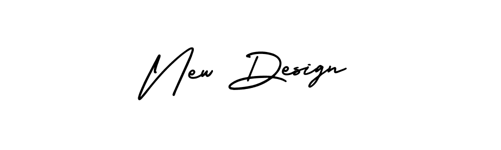 Use a signature maker to create a handwritten signature online. With this signature software, you can design (AmerikaSignatureDemo-Regular) your own signature for name New Design. New Design signature style 3 images and pictures png