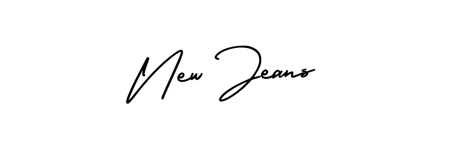 How to Draw New Jeans signature style? AmerikaSignatureDemo-Regular is a latest design signature styles for name New Jeans. New Jeans signature style 3 images and pictures png