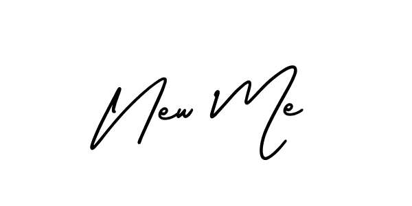 Also we have New Me name is the best signature style. Create professional handwritten signature collection using AmerikaSignatureDemo-Regular autograph style. New Me signature style 3 images and pictures png