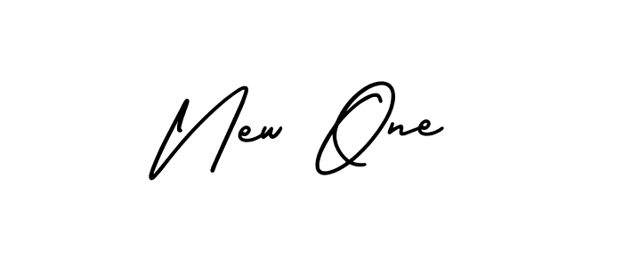 Also we have New One name is the best signature style. Create professional handwritten signature collection using AmerikaSignatureDemo-Regular autograph style. New One signature style 3 images and pictures png