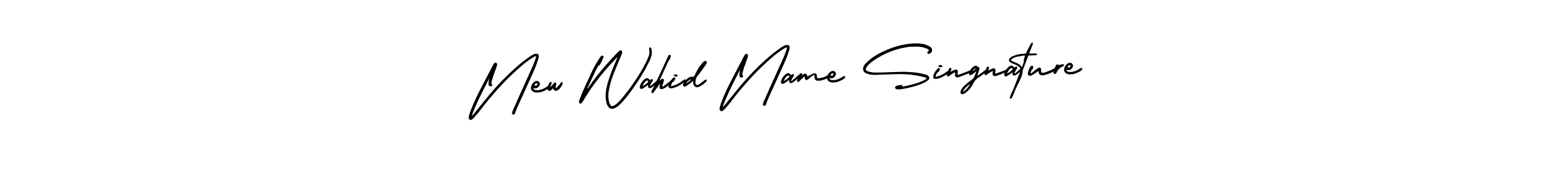 Make a short New Wahid Name Singnature signature style. Manage your documents anywhere anytime using AmerikaSignatureDemo-Regular. Create and add eSignatures, submit forms, share and send files easily. New Wahid Name Singnature signature style 3 images and pictures png