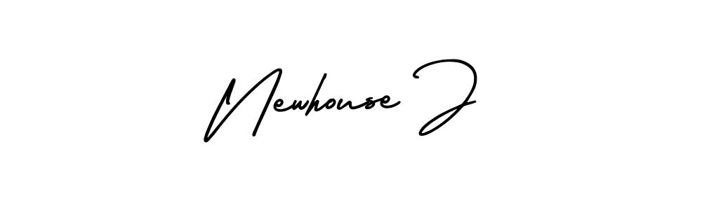 It looks lik you need a new signature style for name Newhouse J. Design unique handwritten (AmerikaSignatureDemo-Regular) signature with our free signature maker in just a few clicks. Newhouse J signature style 3 images and pictures png