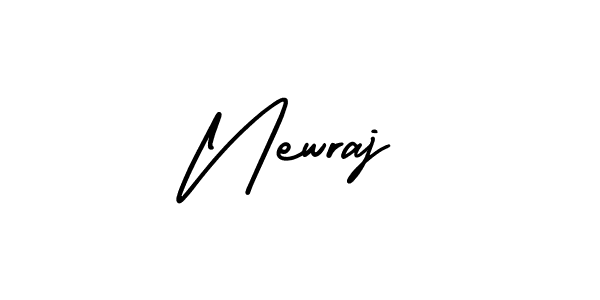 How to Draw Newraj signature style? AmerikaSignatureDemo-Regular is a latest design signature styles for name Newraj. Newraj signature style 3 images and pictures png