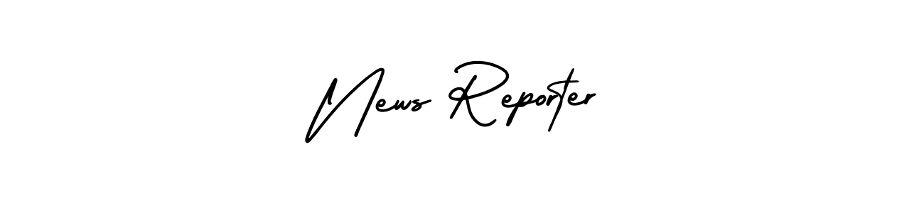 See photos of News Reporter official signature by Spectra . Check more albums & portfolios. Read reviews & check more about AmerikaSignatureDemo-Regular font. News Reporter signature style 3 images and pictures png