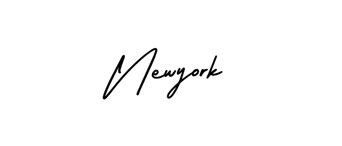 Similarly AmerikaSignatureDemo-Regular is the best handwritten signature design. Signature creator online .You can use it as an online autograph creator for name Newyork. Newyork signature style 3 images and pictures png