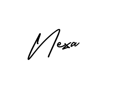 Design your own signature with our free online signature maker. With this signature software, you can create a handwritten (AmerikaSignatureDemo-Regular) signature for name Nexa. Nexa signature style 3 images and pictures png