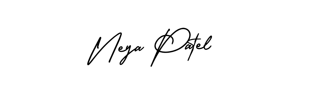 Make a short Neya Patel signature style. Manage your documents anywhere anytime using AmerikaSignatureDemo-Regular. Create and add eSignatures, submit forms, share and send files easily. Neya Patel signature style 3 images and pictures png