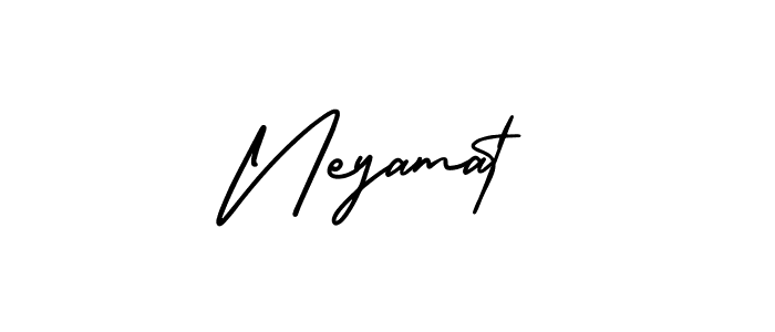 Make a beautiful signature design for name Neyamat. Use this online signature maker to create a handwritten signature for free. Neyamat signature style 3 images and pictures png