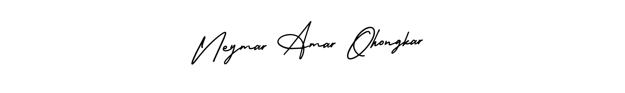 Make a beautiful signature design for name Neymar Amar Ohongkar. Use this online signature maker to create a handwritten signature for free. Neymar Amar Ohongkar signature style 3 images and pictures png