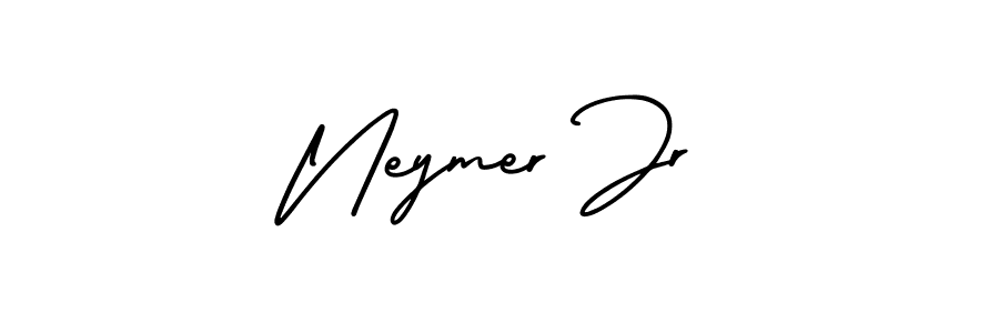 You should practise on your own different ways (AmerikaSignatureDemo-Regular) to write your name (Neymer Jr) in signature. don't let someone else do it for you. Neymer Jr signature style 3 images and pictures png
