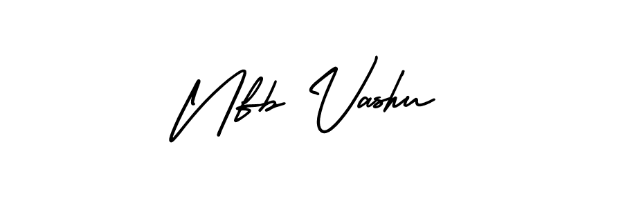 Make a beautiful signature design for name Nfb Vashu. Use this online signature maker to create a handwritten signature for free. Nfb Vashu signature style 3 images and pictures png