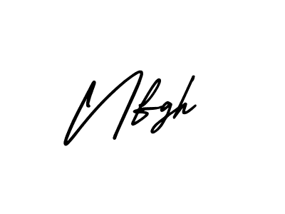 You should practise on your own different ways (AmerikaSignatureDemo-Regular) to write your name (Nfgh) in signature. don't let someone else do it for you. Nfgh signature style 3 images and pictures png