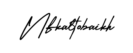 Turn your name Nfkaltobaikh into a signature brand with AmerikaSignatureDemo-Regular styling. Download in standard PNG or transparent format anytime. Nfkaltobaikh signature style 3 images and pictures png