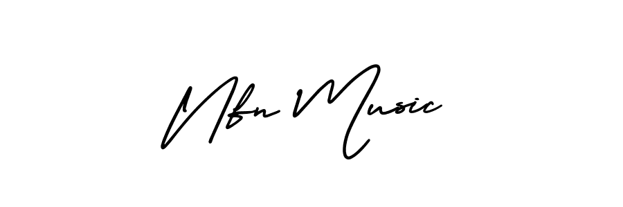 Also You can easily find your signature by using the search form. We will create Nfn Music name handwritten signature images for you free of cost using AmerikaSignatureDemo-Regular sign style. Nfn Music signature style 3 images and pictures png
