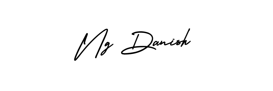 This is the best signature style for the Ng Danish name. Also you like these signature font (AmerikaSignatureDemo-Regular). Mix name signature. Ng Danish signature style 3 images and pictures png