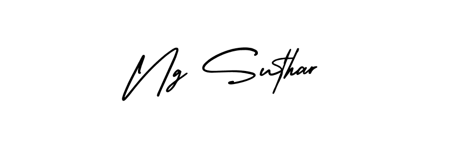 if you are searching for the best signature style for your name Ng Suthar. so please give up your signature search. here we have designed multiple signature styles  using AmerikaSignatureDemo-Regular. Ng Suthar signature style 3 images and pictures png